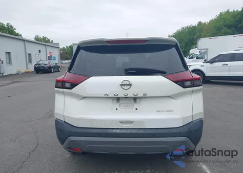 2021 Nissan Rogue Sv Intelligent Awd из США, поврежденный, VIN 5N1AT3BB5MC751932